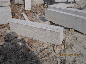 B6 Kerbstone Sawn/Flamed Quality, Grey Granite Kerbs