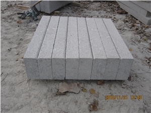 B6 Kerbstone Sawn/Flamed Quality, Grey Granite Kerbs