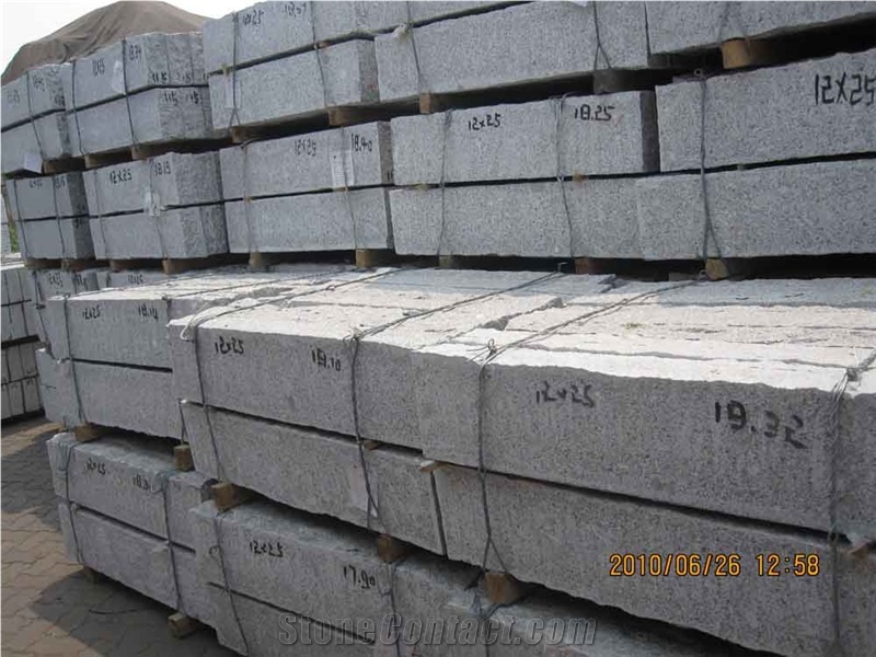 B6 Kerbstone Sawn Quality, Grey Granite Kerbs