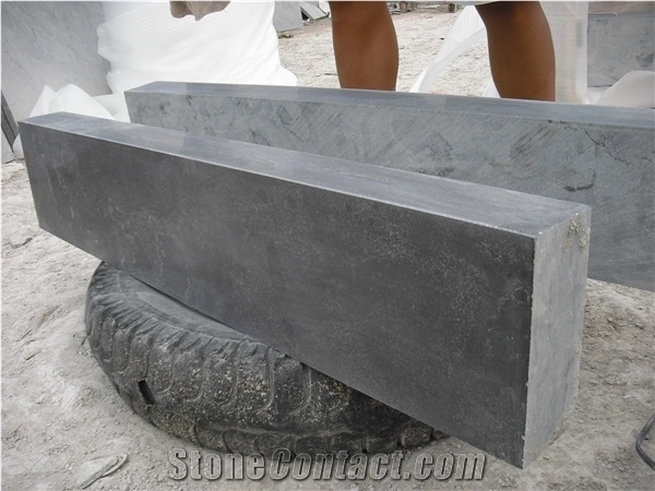 Blue Limestone Kerbstones Honed, China Blue Limestone Kerbstones