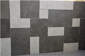 China Blue Limestone Wall Facade Slabs & Tiles