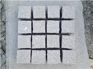 Cubes Grey Bush Hammered, Grey Granite Cube Stone & Pavers Cubes Grey Bush Hammered, Grey Granite Cube Stone & Pavers
