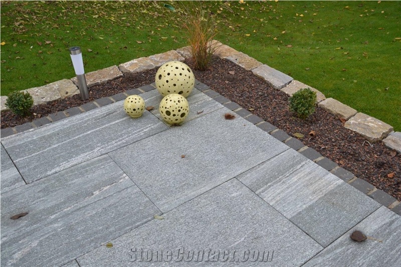 G302 Pavers Flamed Slabs & Tiles, China Grey Granite