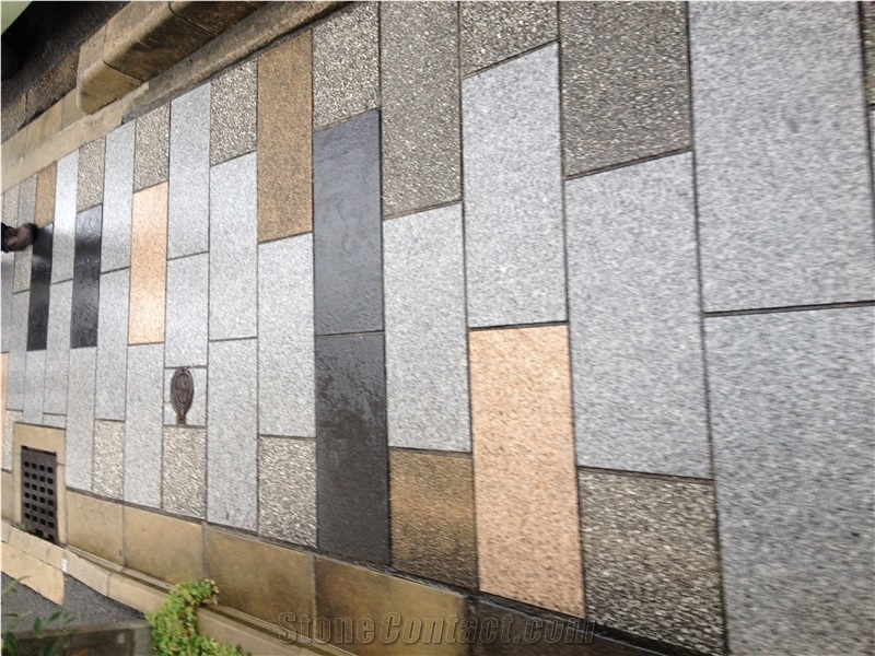 G302 Pavers Flamed Slabs & Tiles, China Grey Granite
