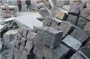 G308 Cubes, Grey Granite Cube Stone & Pavers