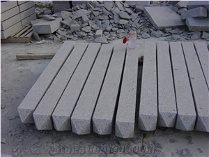 G341 Granite Bush Hammered Columns with Caps Garden & Palisade