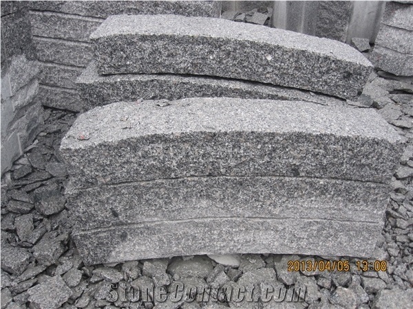 G341 Granite Curbstone Radian Kerbs