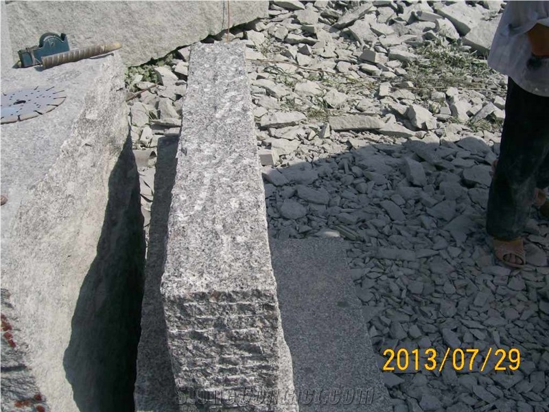 G341 Granite Kerbstones,Lowest Price Granite,Rough Picked