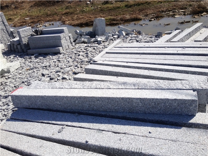G341 Granite Palisade,Two Sides Pineappled and Two Sides Bush Hammered