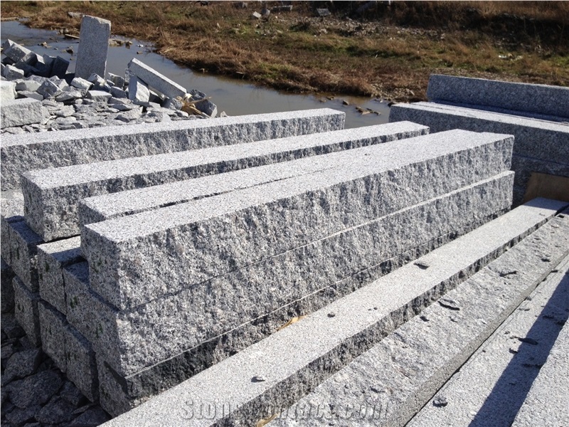 G341 Granite Palisade,Two Sides Pineappled and Two Sides Bush Hammered