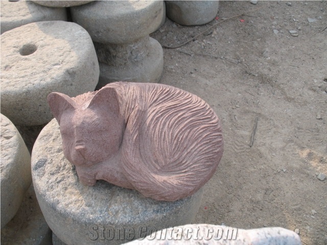 G341 Grey Granite Sculpture & Statue,High Quality
