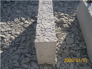 G341 Hand Made Quality Rough Picked, Grey Granite Kerbstone