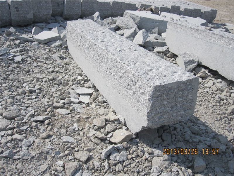G341 Kerbstone Bush Hammered Low Price, Grey Granite Kerbs