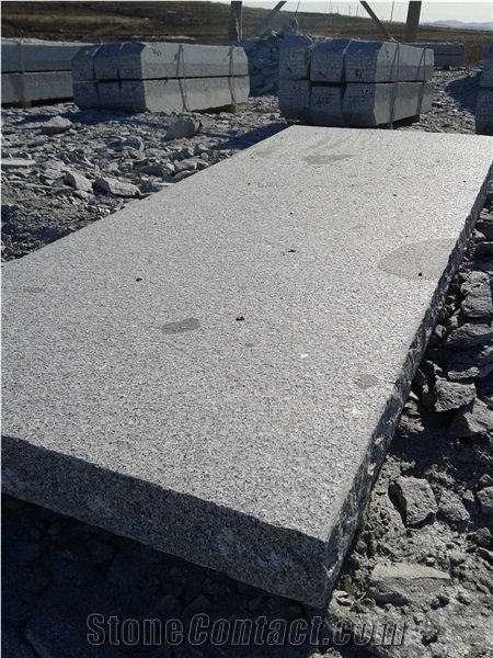 G341 Very Rough Picked Pavers, Grey Granite Cube Stone & Pavers