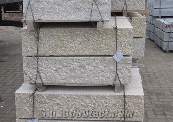 G350 Yellow Granite Palisade,Pineappled and B.H.