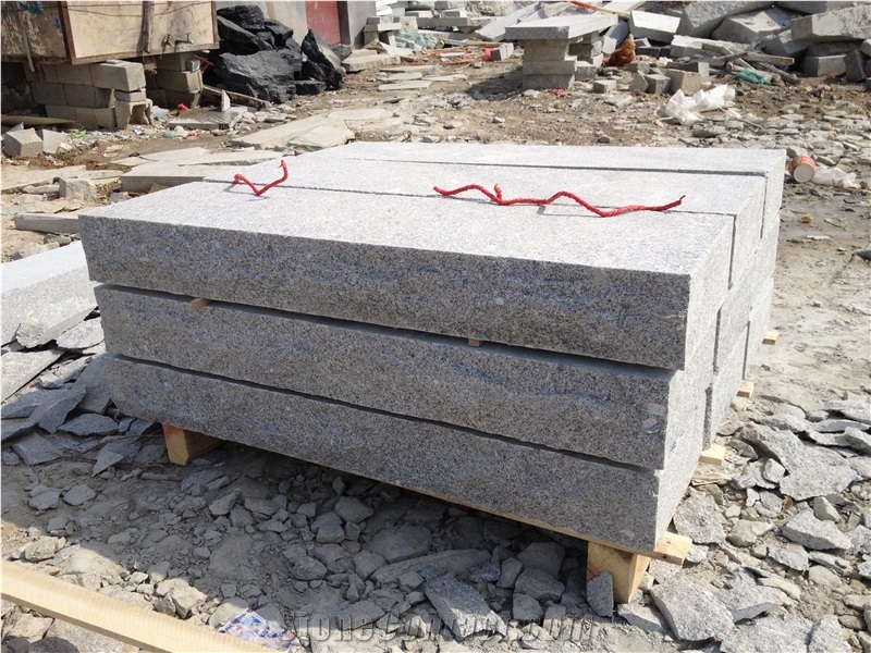 Granite Block Steps Sawn and Flamed Lowest Price