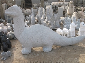 Granite Garden Animals & Bench, New G603 Grey Granite Garden