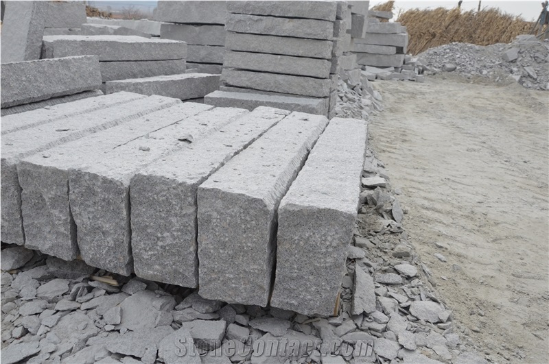 Granite Grey Natural Quality Kerbstones with Chamfer