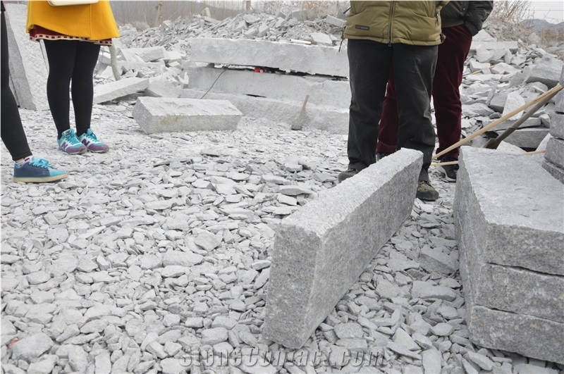 Granite Grey Natural Quality Kerbstones with Chamfer