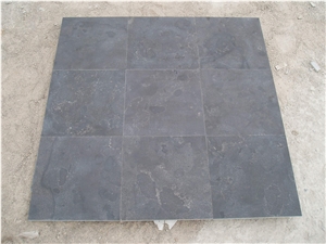 Honed Blue Limestone Slabs & Tiles, China Blue Limestone