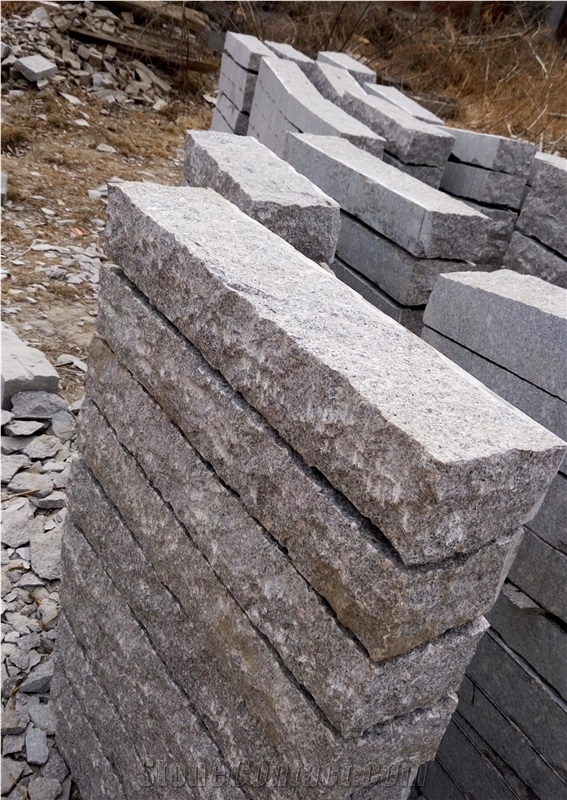 Kerbstone, Grey Granite Kerbs Lowest Price Granite,Rough Picked