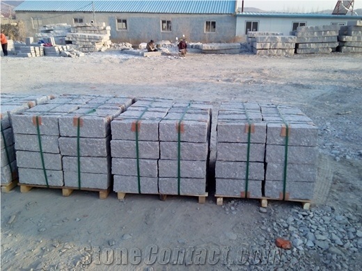 Lowest Grey Wall Stones, Grey Granite Mushroom Stone