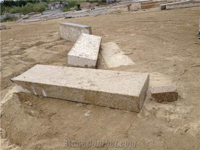 Pavers Chamfer 5mm&Grey, Yellow Granite Stairs & Steps
