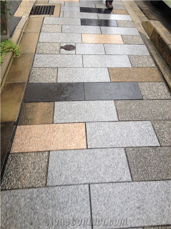 Pavers Sawn and Flamed