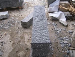 Pineappled Palisades Columns Dark Grey G654, G654 Granite Palisades