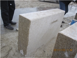 Yellow Kerbstones Sawn and Bush Hammered Yellow Kerbstones Sawn and Bush Hammered