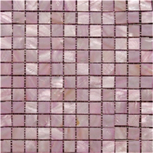 Grey,Green, Pink Mosaic
