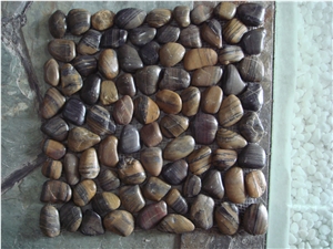 Hot Sale Bown Pebble, Brown Granite Pebble & Gravel