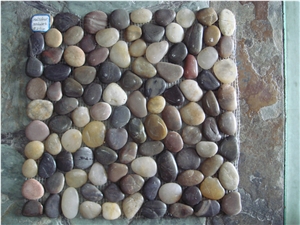 Hot Sale Bown Pebble, Brown Granite Pebble & Gravel