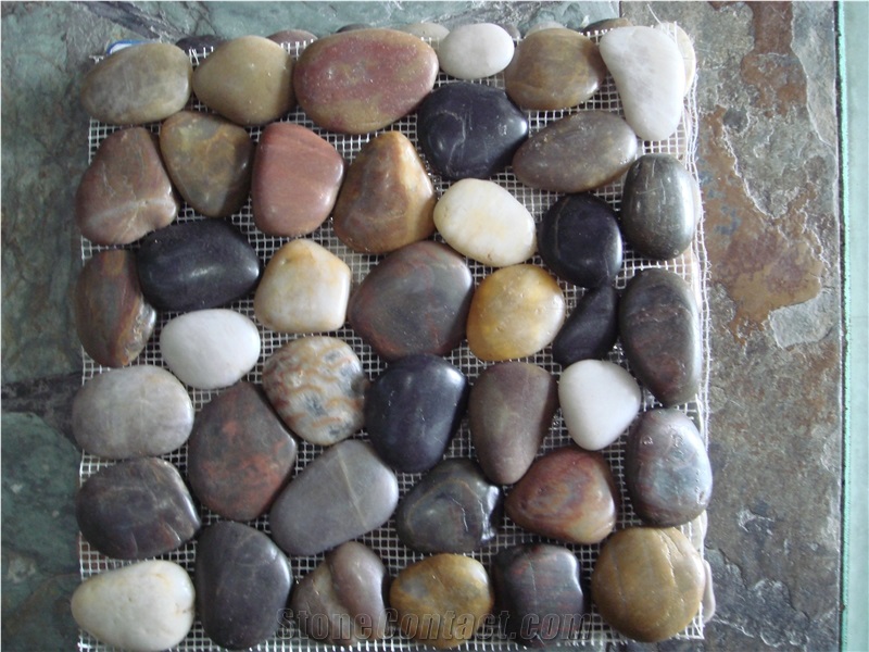 Hot Sale Bown Pebble, Brown Granite Pebble & Gravel