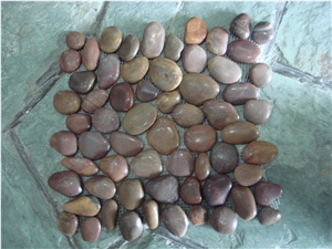 Hot Sale Bown Pebble, Brown Granite Pebble & Gravel