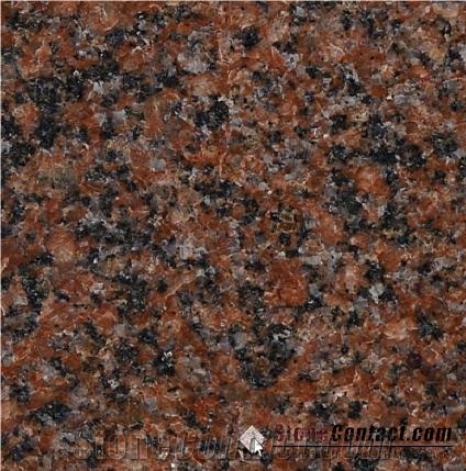 Red Granite Tiles Rosa Raveno (Zhadkivske) Gr 21, Ukraine Red Granite
