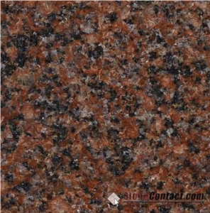 Red Granite Tiles Rosa Raveno (Zhadkivske) Gr 21, Ukraine Red Granite