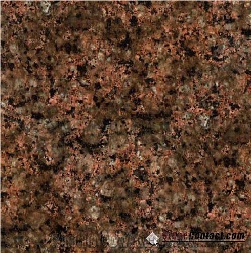 Ukrainian Autumn Granite Brown Slabs & Tiles, Ukraine Brown Granite