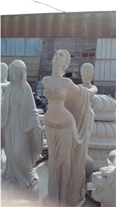 China Granite Human Landscape Sculptures