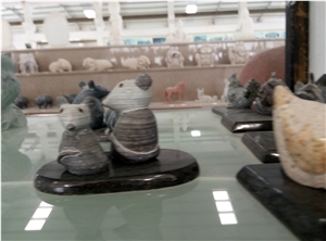 Nature Stone Carving Animal Statue Sculpture