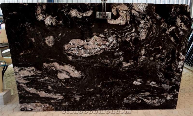 Titanium Black Granite Slabs & Tiles