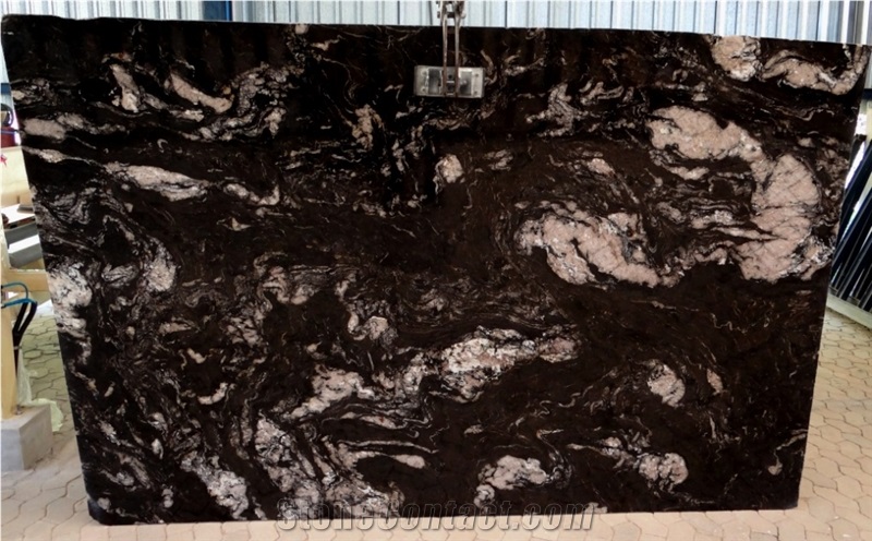 Titanium Black Granite Slabs & Tiles