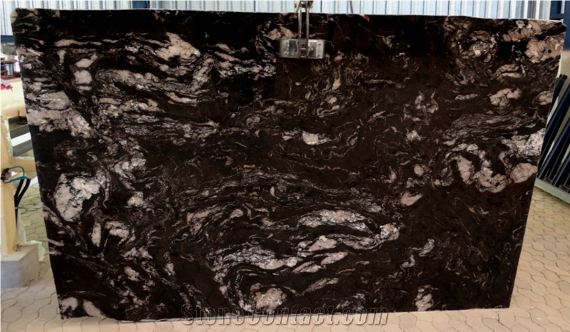 Titanium Black Granite Slabs & Tiles