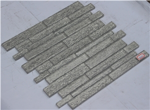Glass Mixed Mosaic Manufacture China H5606 15x48/15x98/15x148/23x48/23x98/23x148/30x148x8mm Silk Road Metal