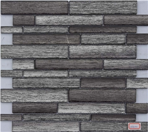 Glass Mixed Mosaic Manufacture H5594 Silk Road Metal