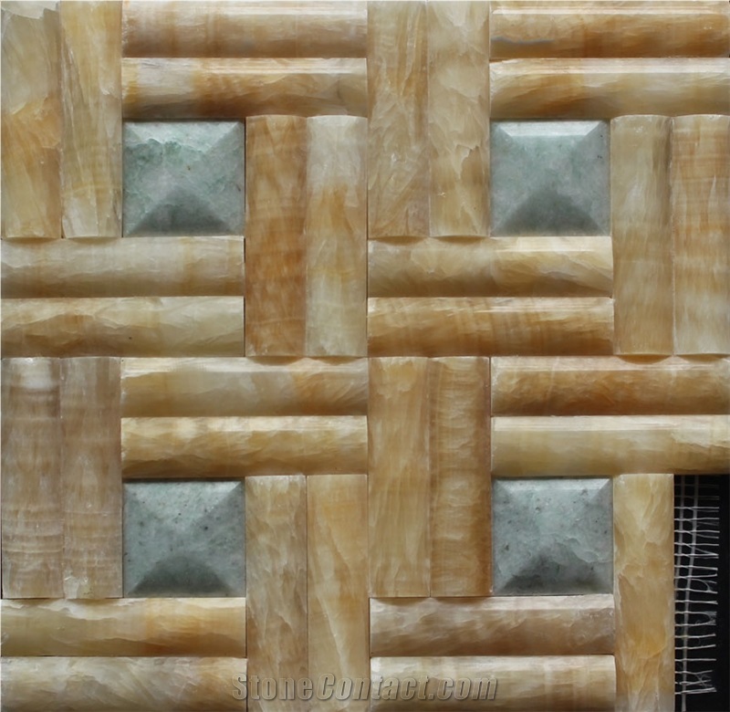 Honey Onyx Mosaic Manufacture China Hn-03