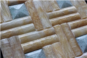 Honey Onyx Mosaic Manufacture China Hn-03