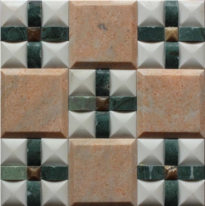 Honey Onyx Mosaic Manufacture China Hn-07, Green Onyx Mosaic