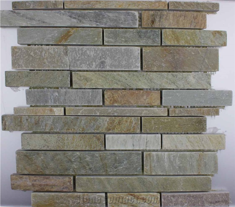 Quartzite Mosaic Tile China Quartzite Mosaic Nvl30152