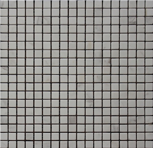 Volakas Marble Mosaic,White Marble Mosaic China Manufacture A048s-15